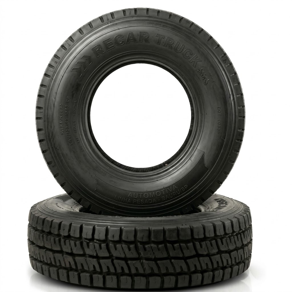 Pneu novo comercializado pela Recar Truck